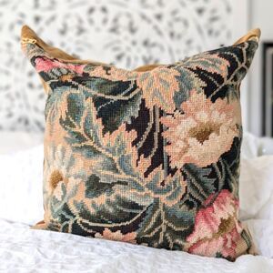 Needle Point Throw Pillow